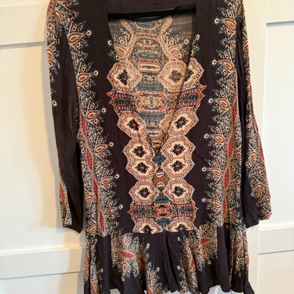 Free People Smooth Talker Tunic, Color: Black, sz Medium - Picture 7 of 10